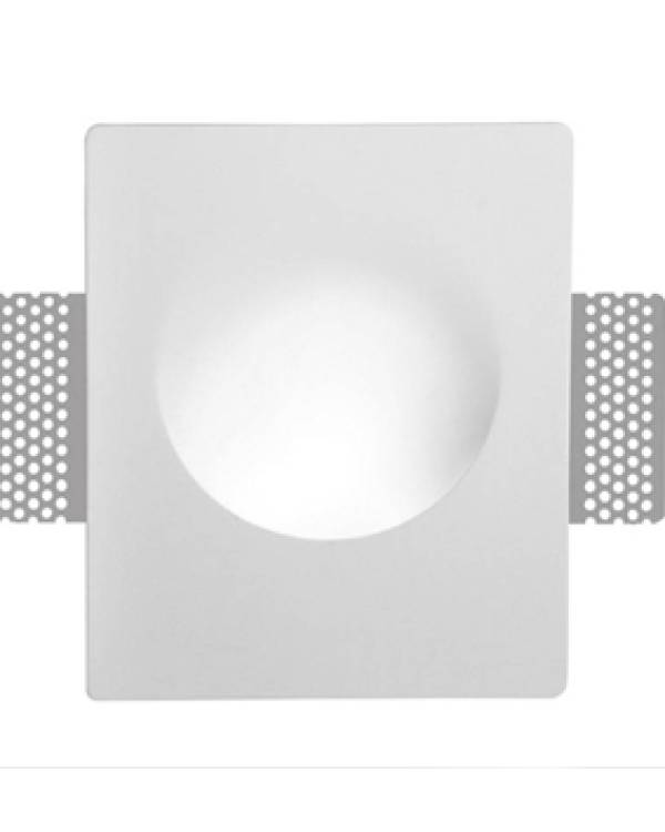 REC DOWNL SQ ADJ GU10 35W IP20 EPSILON PLASTER WHT