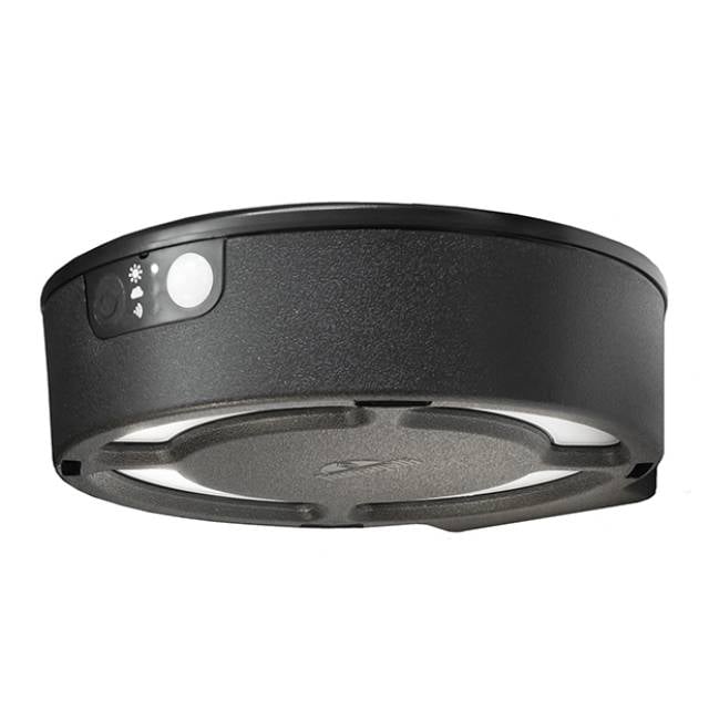 FORTUNATO SOLAR LED SENSOR WALL CCT BLK (Bx12)