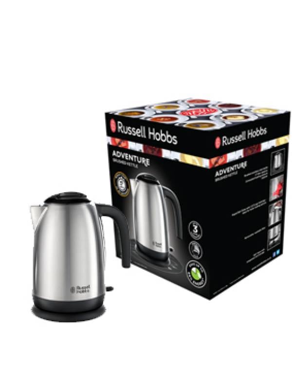 RH KETTLE 1.7LTR ADVENTURE BRUSHED STEEL