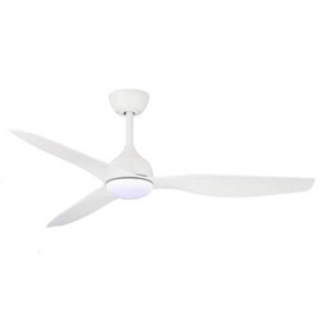 CEIL FAN  HTD-130 DC W/CCT LED WHT w/Remote