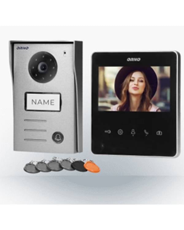 NAOS VID DOORPHONE SET 2 WIRE 4.3" BLK