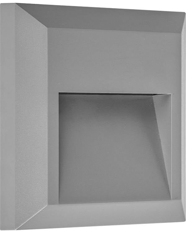 LED ASSY SURF SQ 1W 230V IP65 3000K GRY (Bx20)