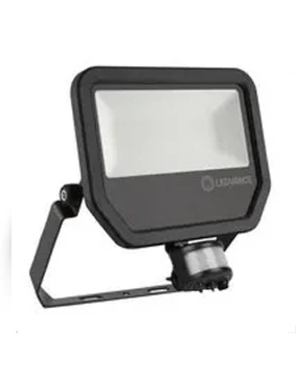 LED FLOOD 240V 4000K 5500lm IP65 BLK 50W SENSOR