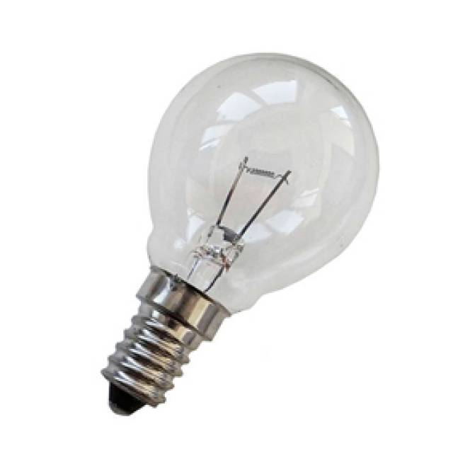 24V BALLSHAPE CLEAR E14 40w