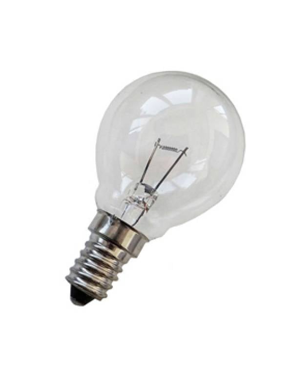 24V BALLSHAPE CLEAR E14 40w