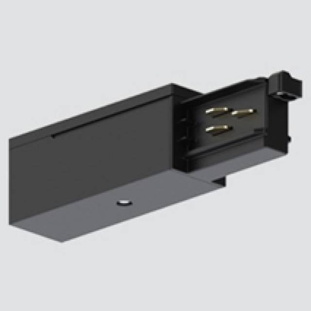 L BLACK END FEED POLARITY RIGHT/EARTHING LEFT