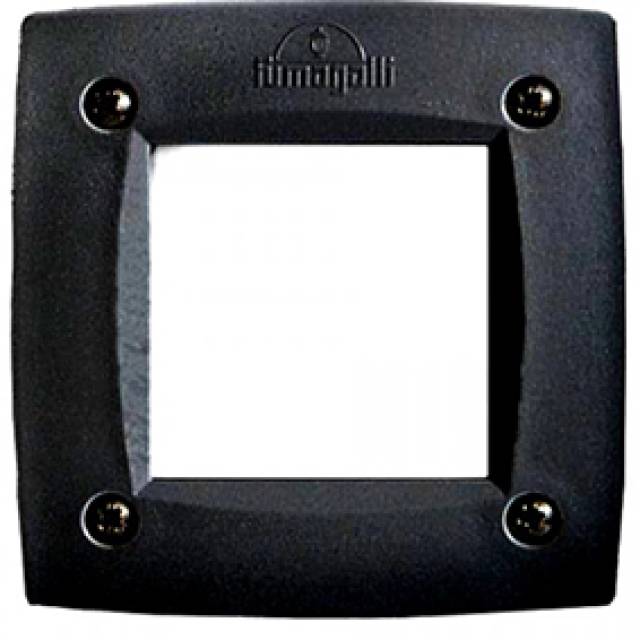 SP FACE PLATE SQUARE for LETI 100 BLK