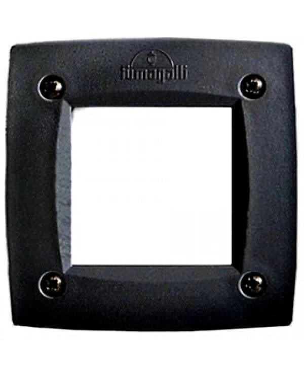 SP FACE PLATE SQUARE for LETI 100 BLK