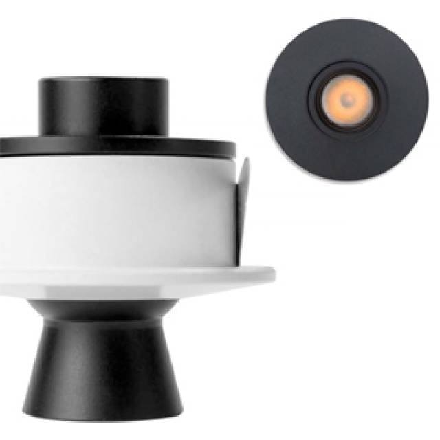 REC DOWNLIGHT LED RND ADJ 2w 20dg 3000K WHT