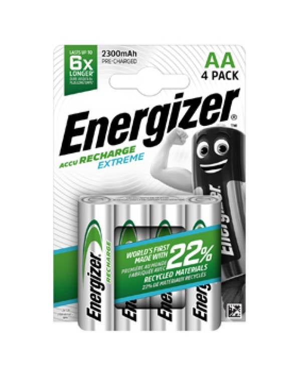 AA RECH 2300mAH 1.2V ENERGIZER BATTERY (Px4)
