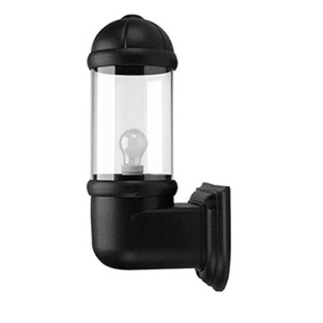 MIRELLA WALL E27 BLK CLEAR DIFFUSER+ WHT LOUVRE