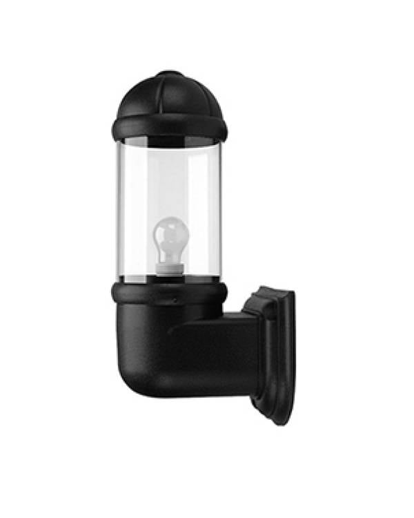 MIRELLA WALL E27 BLK CLEAR DIFFUSER+ WHT LOUVRE