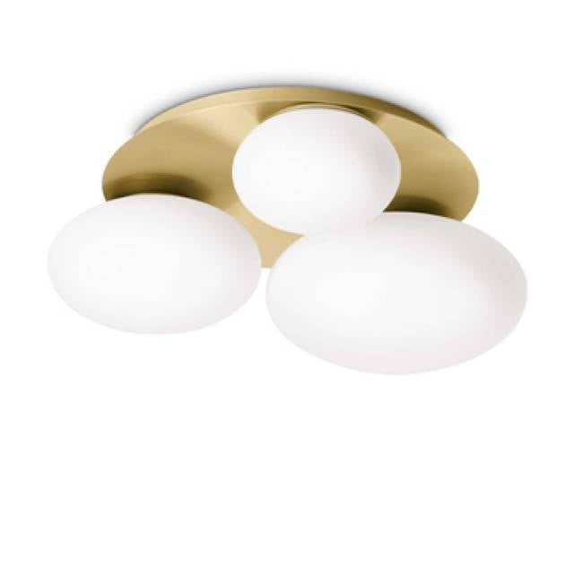 CEILING NINFEA PL3 LED Gx53 910lm 3000K BRASS