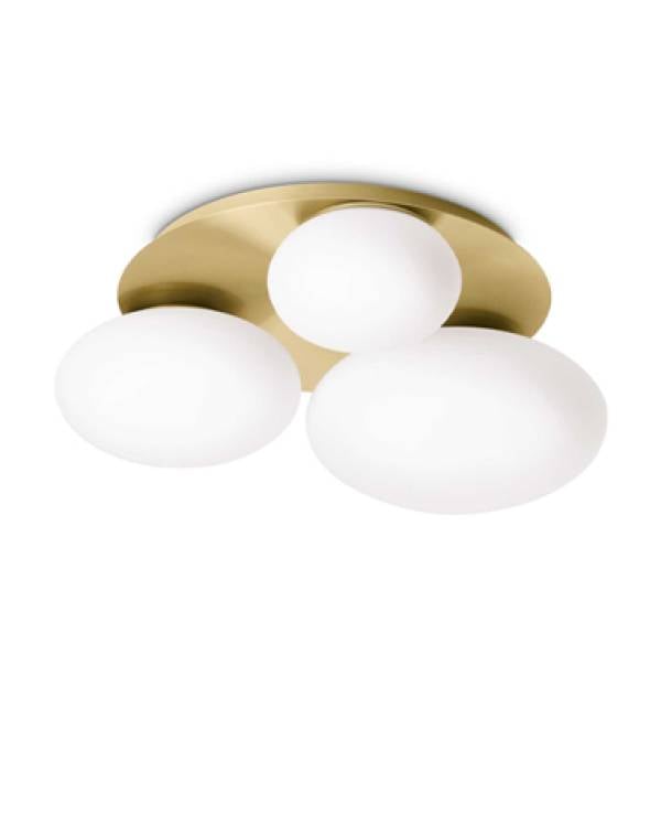CEILING NINFEA PL3 LED Gx53 910lm 3000K BRASS