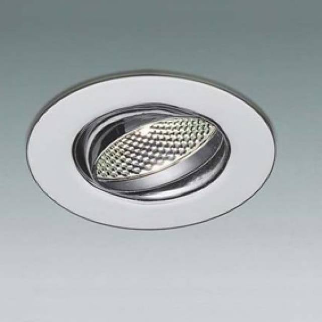 REC DOWNLIGHT RND ADJ GU10 GRY