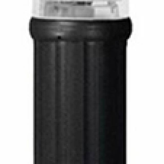 SAURO 800 RESN E27 80cm CLR DIF BLK+WHT LOUVRE