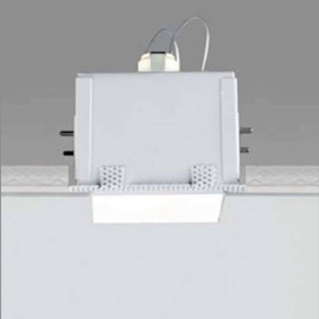 REC DOWNLIGHT SQUARE CASPER RIMLESS GU10 50w