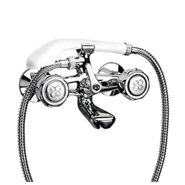 BATH S.700 MIXER w/FLEXIBLE SHOWER CHROME