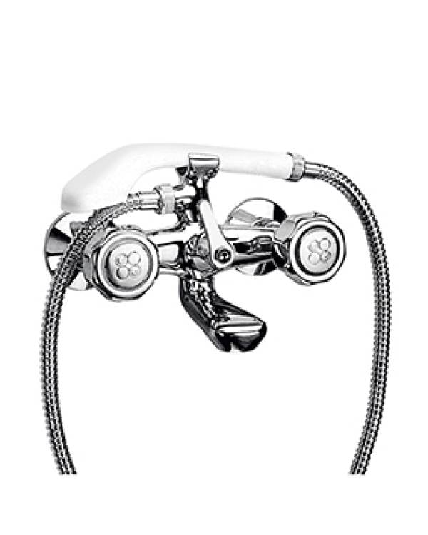 BATH S.700 MIXER w/FLEXIBLE SHOWER CHROME