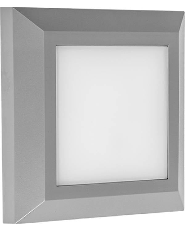 LED PLAIN SURF SQ 3W 230V IP65 3000K GRY (Bx20)