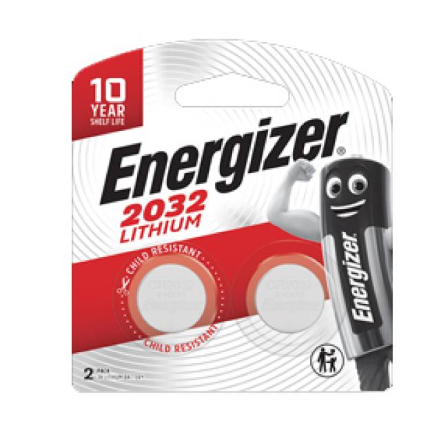 ENR LITHIUM BATTERY CR2032 3V (Px2)