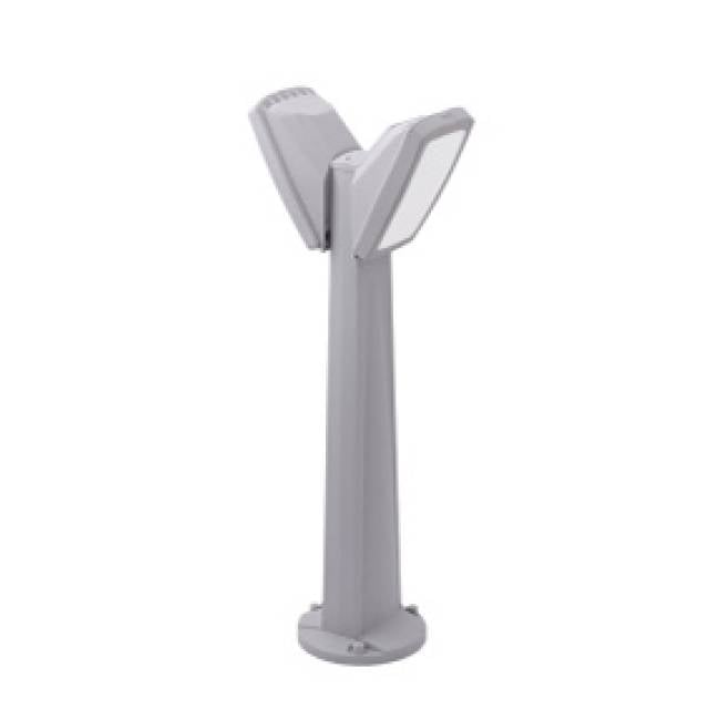 BOLLARD PINETA 2L 2x20W GX53 GREY CCT