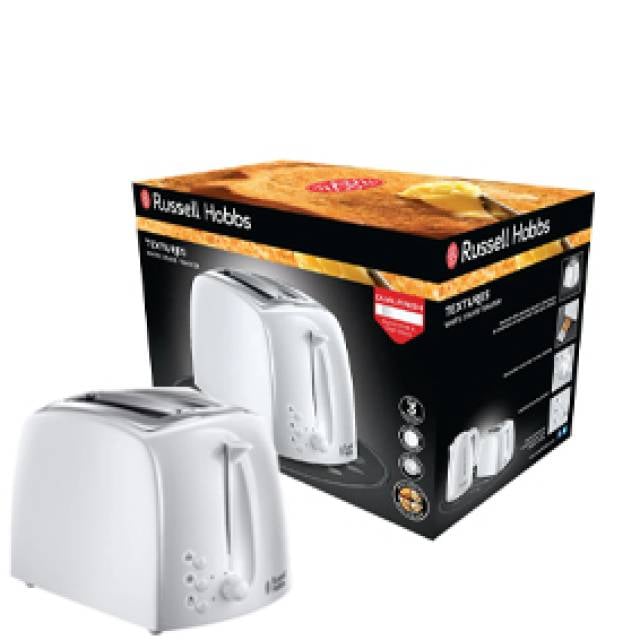 RH TEXTURES TOASTER 2 SLICE 1000W WHITE