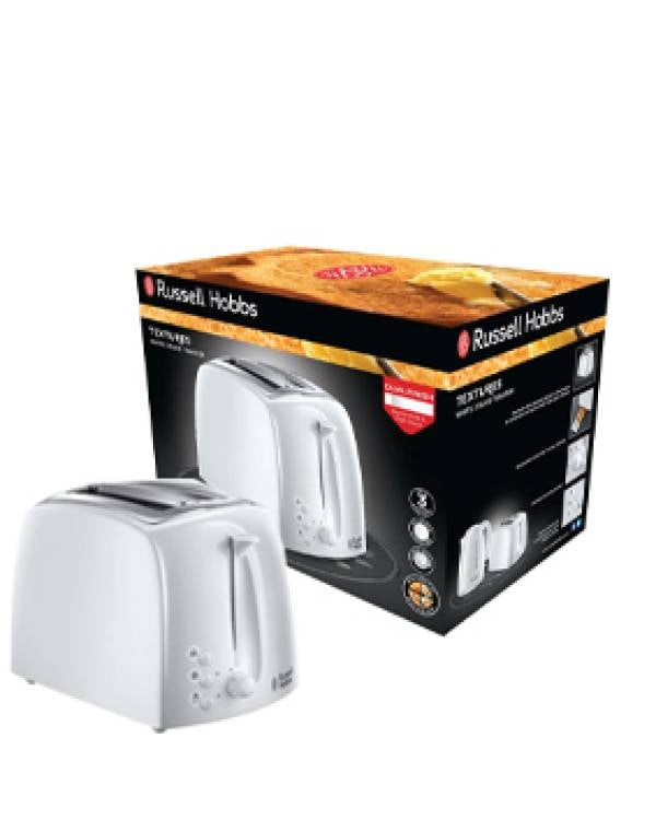 RH TEXTURES TOASTER 2 SLICE 1000W WHITE