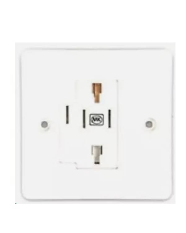 MK ESSENTIAL CLICK IN 1 GANG 4 PIN SOCKET OUTLET