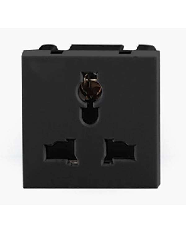 NOEN UK / UNIV 3PIN MODULE 45x45mm 13A 250V BLK