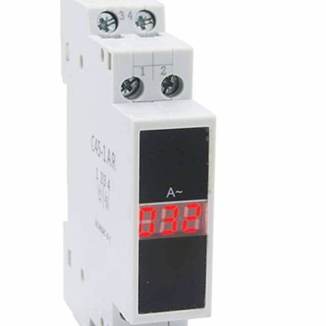 MCB TYPE DIGITAL AMMETER 1PH