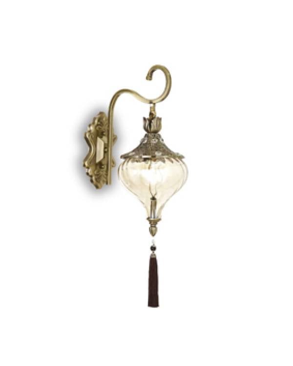 WALL HAREM AP1 1x42W E27 ANT BRASS