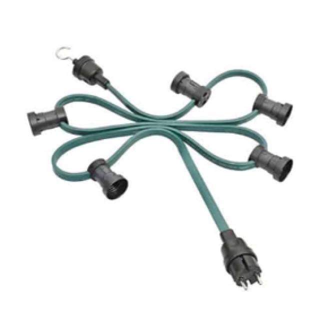 FESTOON CABLE 2x1.5mm² For KLH Holders GREEN DRUM