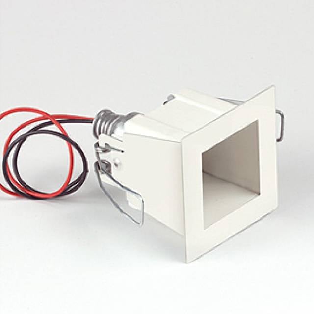 REC SQUARE EDYMINI LED FITT 500mA 2W WHT