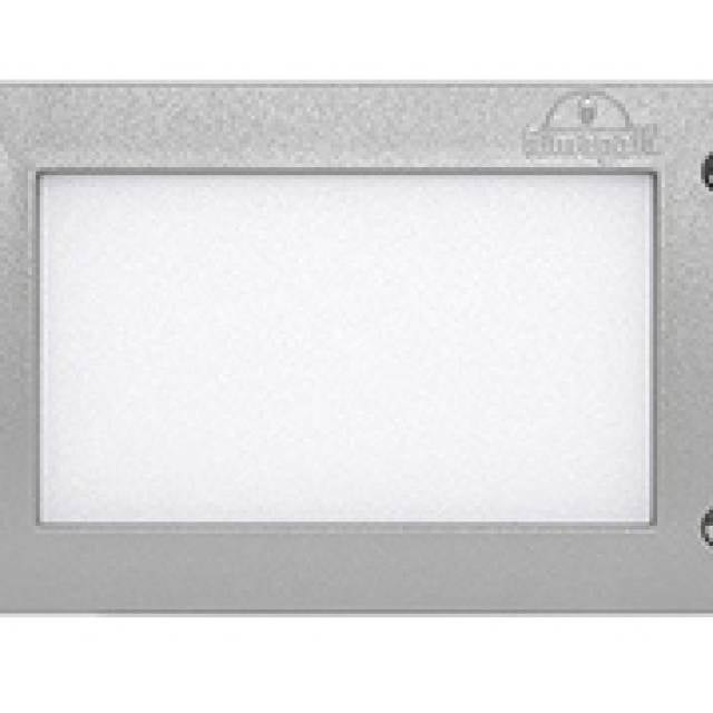 LETI 200 RECT RECS PLAIN GX53 3w CCT GRY (Bx36)