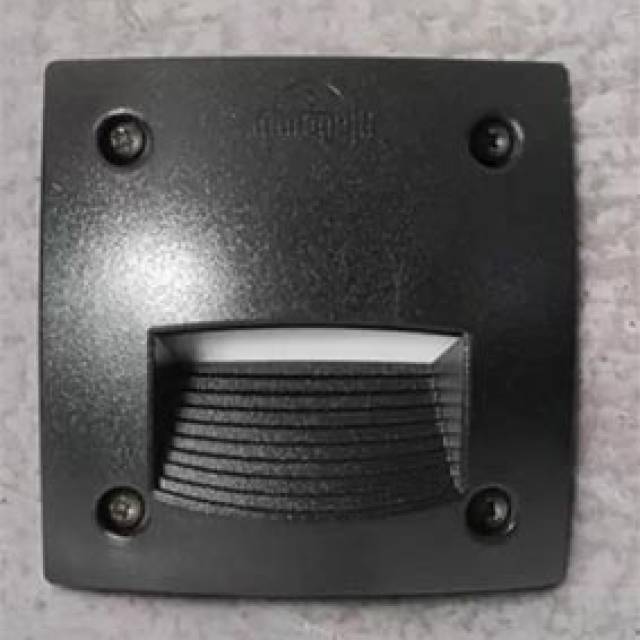 LETI 100 ST SQ GX53 3w CCT OPAL DIF BLK (Bx48)