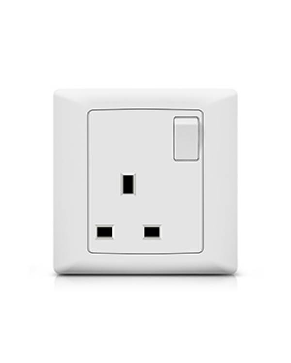 FOXGLO EB WHITE SW SOCKET 1G 13A SP (Bx100)