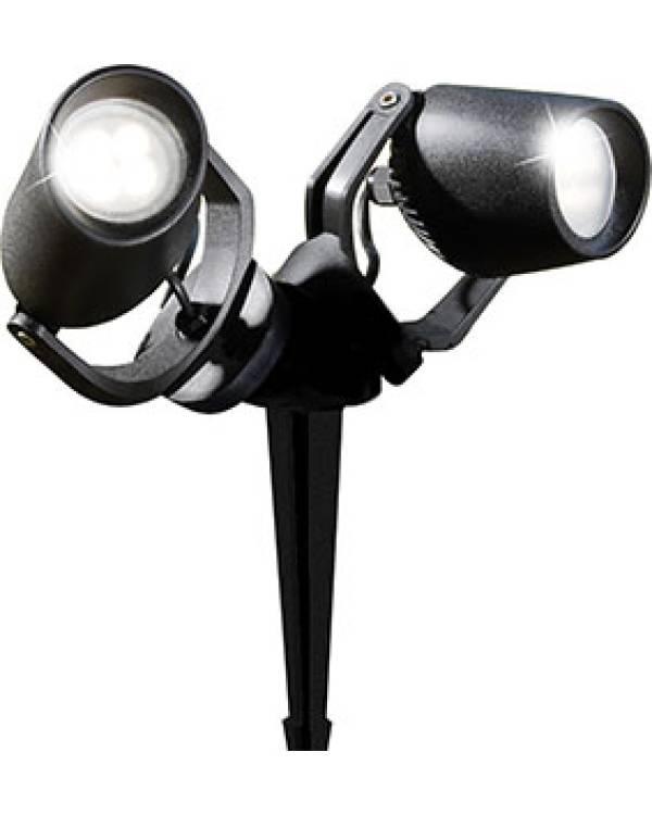 MINITOMMY 2L GU10 2x3.5W CCT IP66 BLK (Bx18)