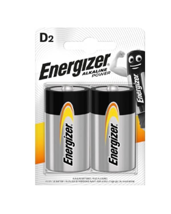 LR20/D ALKALINE 1.5V ENERGIZER BATTERY (Px2)