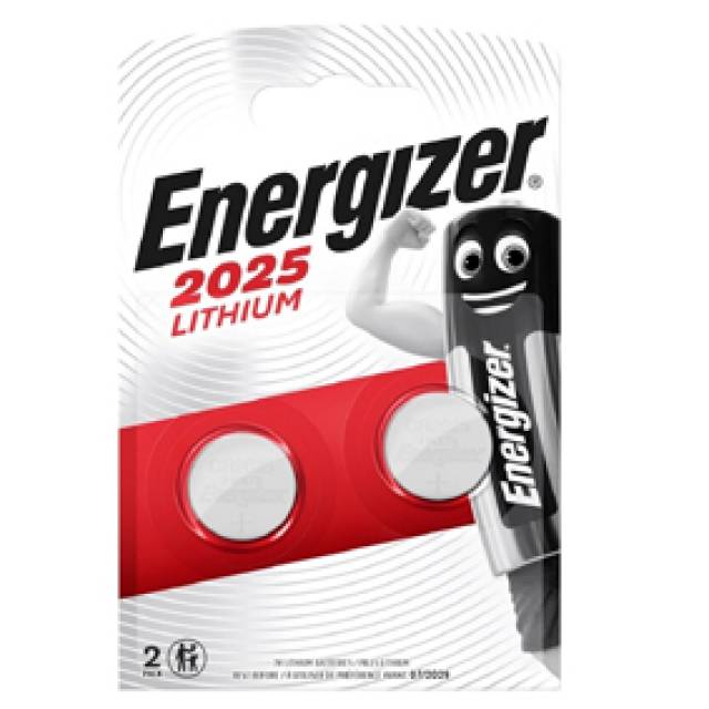 ENR LITHIUM BATTERY CR2025 3V (Px2)