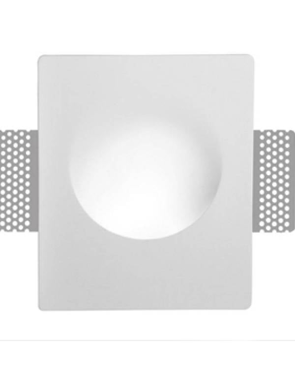REC DOWNLIGHT RND GU10 35W IP20 DELTA PLASTER WHT