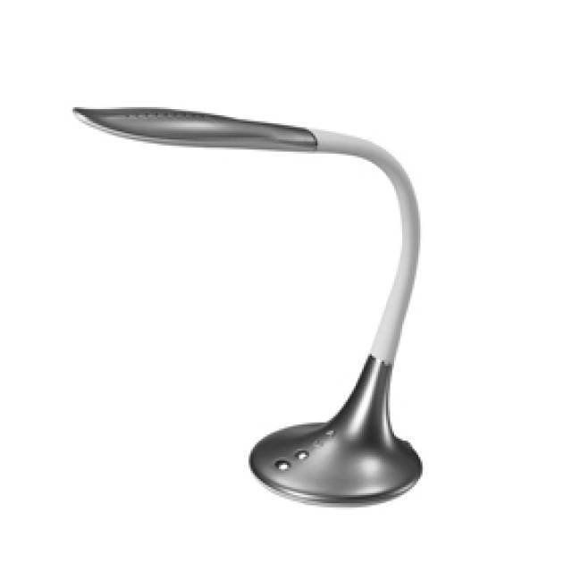 DESK LAMP LED FLEX SEDAN 10W 3K-6K 550lm DIMM SLV
