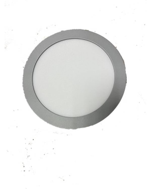 REC ROUND LED PANEL 3000K 8W 400LM GRY (Bx20)