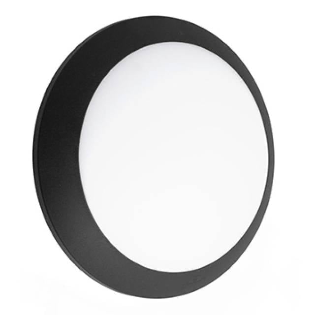 UMBERTA RND B/HEAD 2xE27  BLK (Bx12)