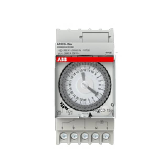 TIME SWITCH AD1CO-R-15M 24HR w/RES 16A DIN 2½MOD