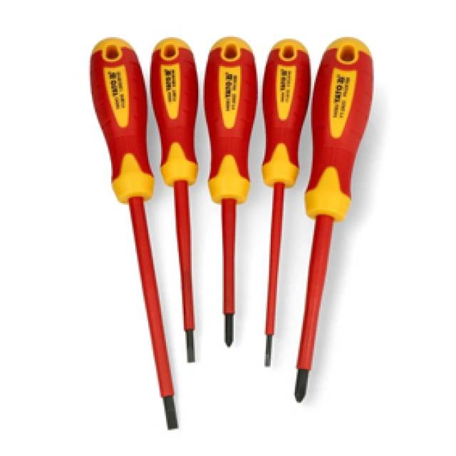 INSULATED SCREW DRIVER SET x 5pcs (Bx3)