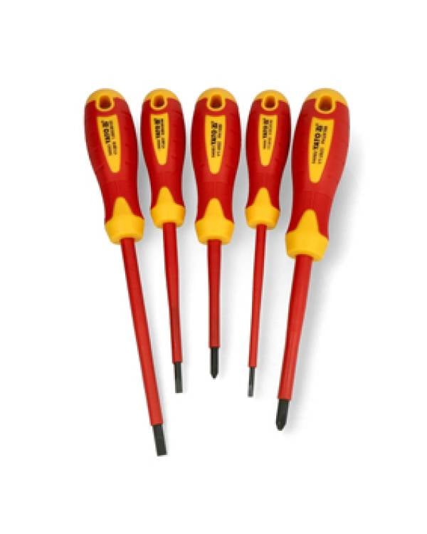 INSULATED SCREW DRIVER SET x 5pcs (Bx3)