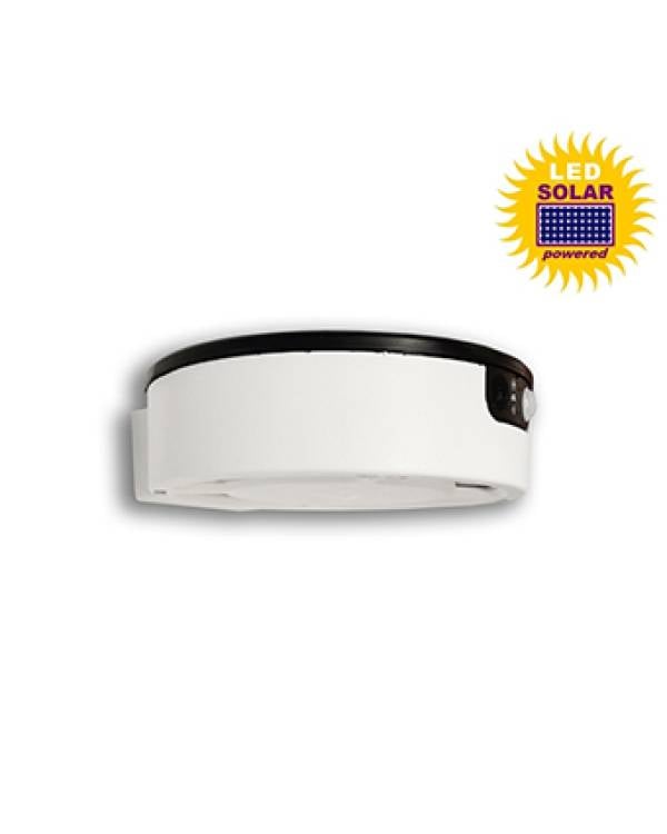 FORTUNATO SOLAR LED SENSOR WALL CCT WHT (Bx12)