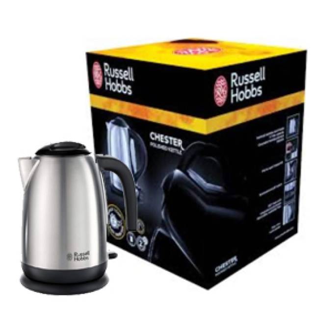 RH  CHESTER CORDLESS JUG Kettle 1.7Ltr S/STEEL