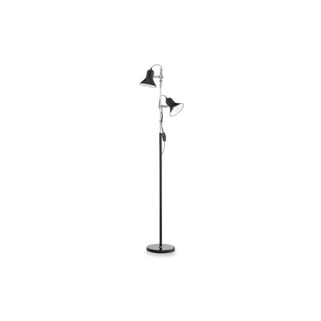 FLOOR LAMP POLLY PT2 E27 2x60w BLK